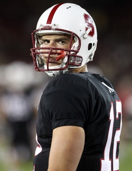 It's hard to find an NFL scout with a negative word about Andrew Luck, the consensus top quarterback entering the 2011 sesaon. (Getty Images)