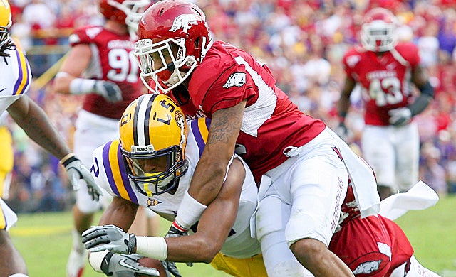 Arkansas' Tremaine Thomas is one of many low-key players scouts are closely watching. (US Presswire)