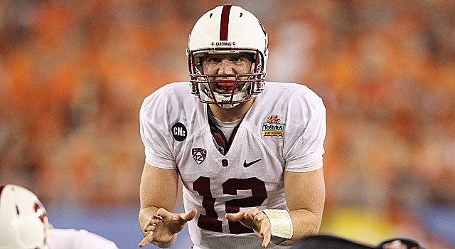 What separates soon-to-be top pick Andrew Luck from recent elite quarterbacks is his poise. (Getty Images)