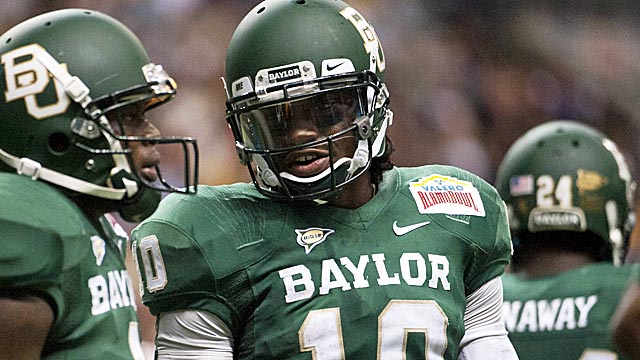 Robert Griffin III (10) could be the answer to Washington's quarterback problem. (US Presswire)