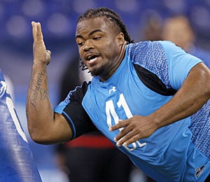 Dontari Poe has drawn comparisons to Baltimore Ravens big man Haloti Ngata. (Getty Images)