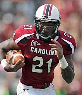 If Marcus Lattimore (torn ACL) is healthy, he's established himself as a superstar. (Getty Images)
