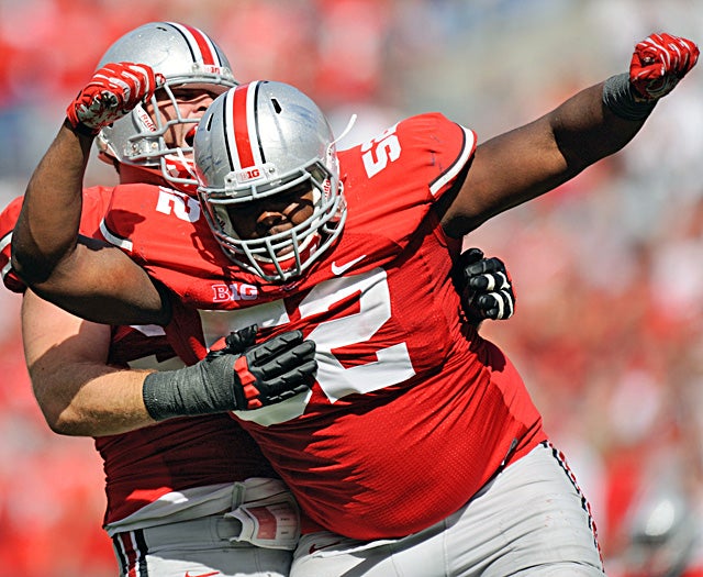 The 6-3, 320-pound Johnathan Hankins has been more impressive than Utah's Star Lotulelei. (Getty Images)