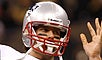 Tom Brady drives the Pats down the field in the first. 