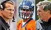 Keep an eye on Mangini, Tebow and Shanahan. 