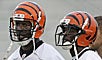 What a duo: New Cincy WR Owens and buddy Ochocinco. 