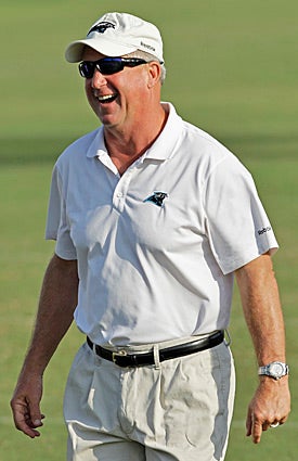 You would be smiling too if you had the same job prospects as John Fox. (AP)