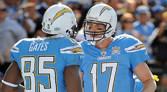 Antonio Gates and Philip Rivers are expected to get another shot at doing more damage in the playoffs. &nbsp;(Getty Images)