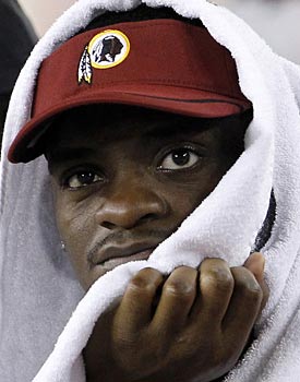 Clinton Portis' comments are indicative of a pervasive attitude against women in the locker room. (AP)