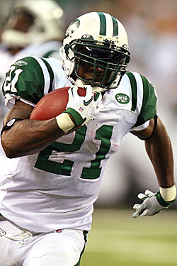 LaDainian Tomlinson's 76 yards helped the Jets to their first W of '10. (Getty Images)