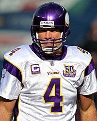 Brett Favre should be extra pumped if this is his finale vs. the Packers. (Getty Images)
