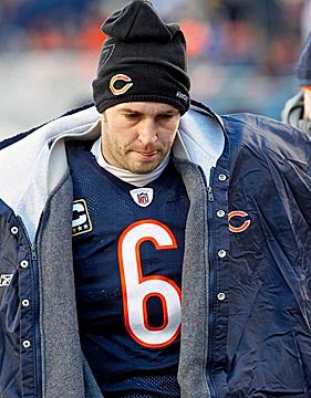 Jay Cutler took more hits after the game than during it. (AP)