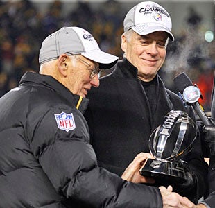 Steelers boss Dan Rooney and son Art II lead the way in setting the culture in Pittsburgh. (AP)
