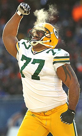 Cullen Jenkins' return from injury helped spark the Pack's run D in January. (Getty Images)