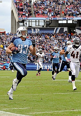 Marc Mariani runs a kickoff back for a touchdown vs. the Broncos on Oct. 3. (Getty Images)