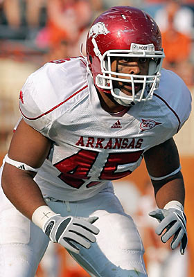 D.J. Williams may not be the next Vernon Davis, but he should climb up the draft boards. (Getty Images)