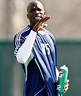 Chad Ochocinco says he still has a love for soccer. (AP)