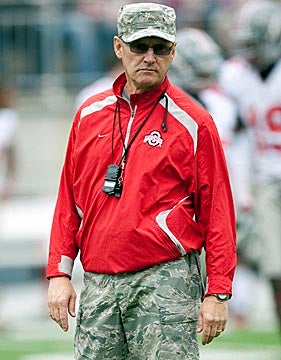 Jim Tressel's mission might be the now-familiar 'mitigate the damage.' (US Presswire)