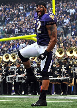 Ravens LB Ray Lewis posits that one of the consequences of a lost NFL season will be an increase in crime. (Getty Images)