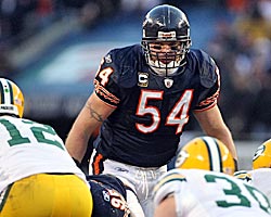 Two or three more Pro Bowl years and Brian Urlacher is in the conversation -- maybe. (Getty Images)
