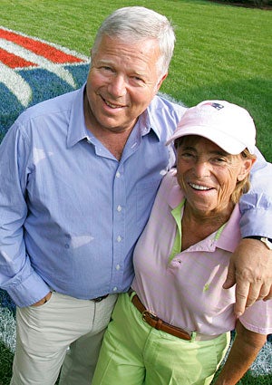 Robert and Myra Kraft were married 48 years, with their anniversary last month. (AP)