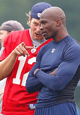 Tom Brady says he's happy to have Ochocinco aboard. (Getty Images)