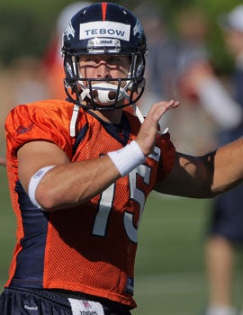 Tebow would be an All-Pro based on work ethic alone -- but will it be enough to achieve NFL success? (Getty Images)