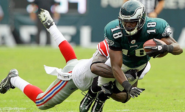The Eagles' passing game takes a big hit with Jeremy Maclin being sidelined with an injury. (Getty Images)