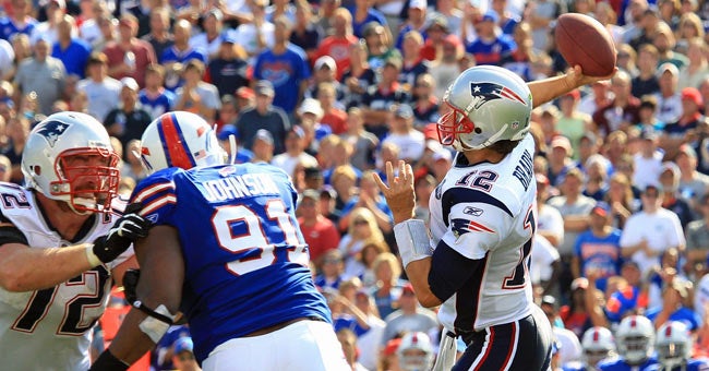 The Bills beat Tom Brady on Sunday with the help of four interceptions. (US Presswire)