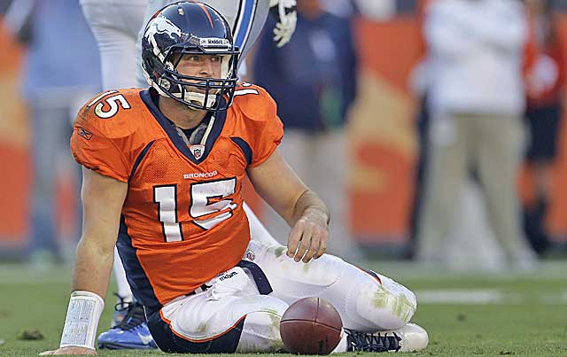 Tim Tebow handles the hard knocks with grace and class; some of his fans, not so much. (AP)