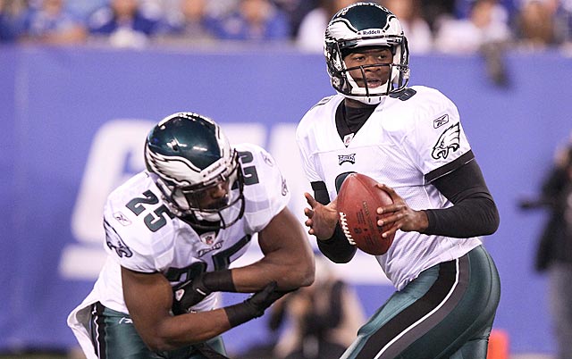 LeSean McCoy can carry a load, but the Eagles win with Vince Young's lightly regarded arm. (US Presswire)