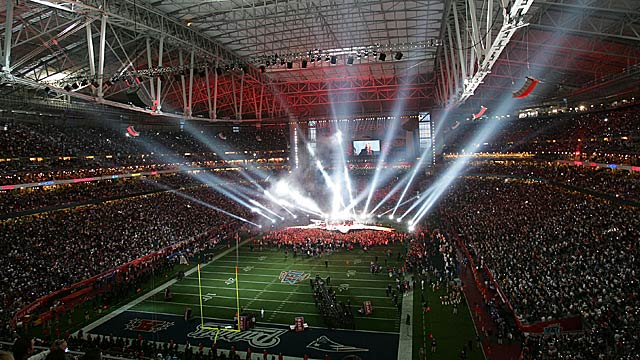 The prevailing storylines will sparkle like Super Bowl XLII spotlights. Or not. (Getty Images)