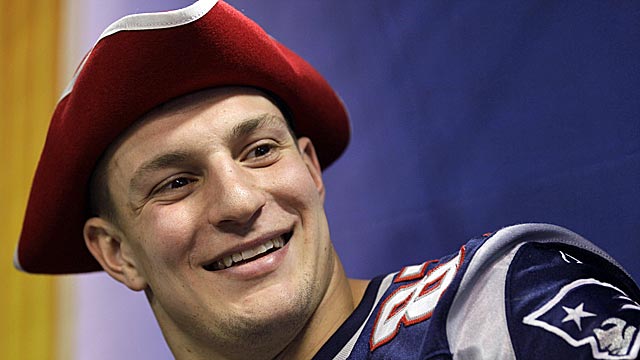 Wildly popular Gronkowski credits his teammate and friend Aaron Hernandez most for his success. (AP)