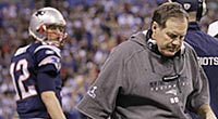 Tom Brady Bill Belichick closing moments 46 200 (AP)