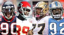 Williams, CB Brandon Carr, OG Carl Nicks and DE Cliff Avril top Prisco's list. (Getty Images/US Pre