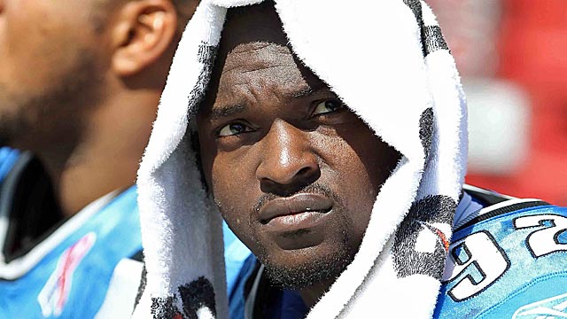 The Lions' cap situation might force Cliff Avril's hand this summer. (US Presswire)