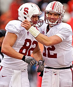 Reunited: From the Cardinal to the Colts, Fleener and Luck. (AP)