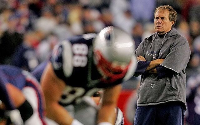 The Pats won 75 games and three Super Bowls under Bill Belichick before the team was caught. (Getty Images)
