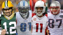 Prisco 650 cover Rodgers, Megatron, Fitzgerald, Gronk