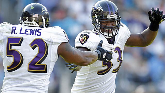 With various partners, Ray Lewis has helped keep the Ravens' triangle stout. (US Presswire)