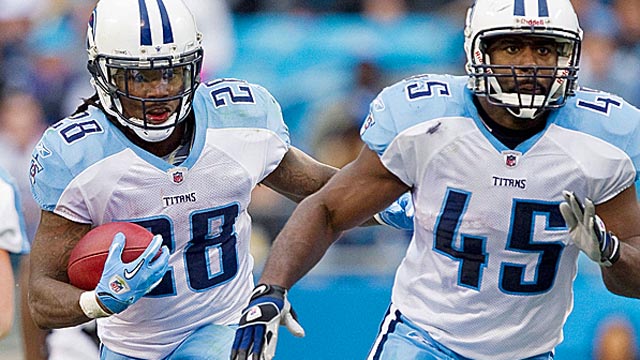 Johnson rushed for 2,006 yards in 2009 but only 1,047 in 2011. (Getty Images)