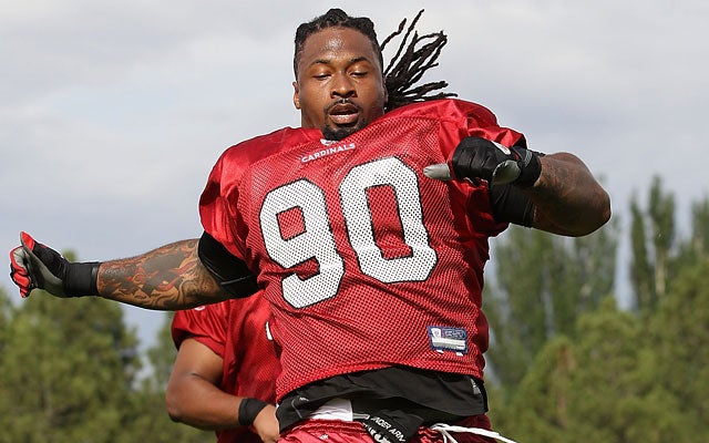 Before training camps open, players with D.C. ties like Darnell Dockett flock to the Crofton gym. (Getty Images)