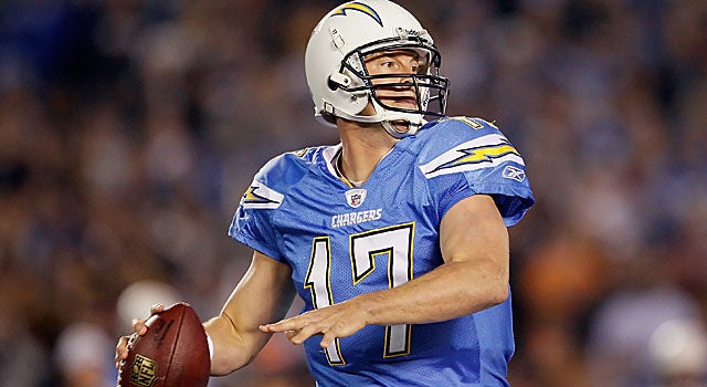 For the first time in years, Philip Rivers and the Chargers won't be preseason favorites. (Getty Images)