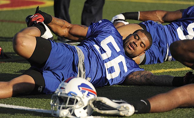 Multiple injuries have limited Shawne Merriman to five sacks in the past five seasons. (US Presswire)