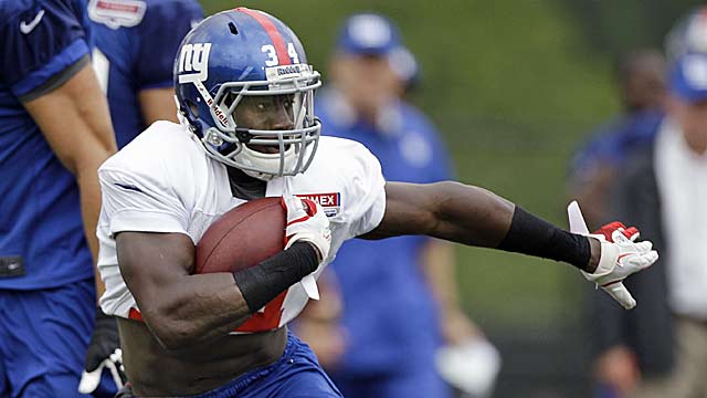 Top pick David Wilson adds speed to the backfield, but is he ready to pick up blitzes? (AP)