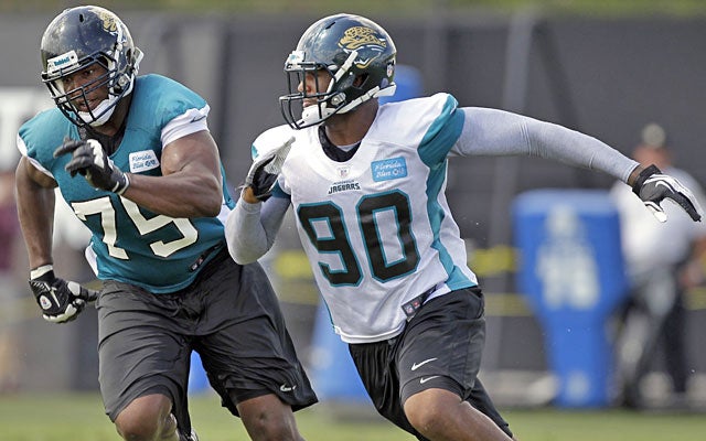 The Jags need Eugene Monroe to help protect the QB; Andre Branch will add push to the pass rush. (AP)