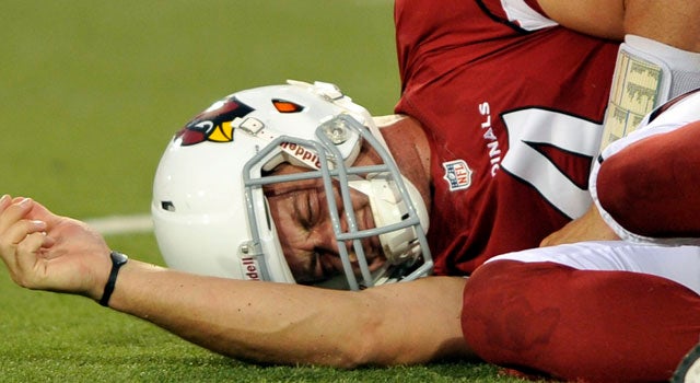 Staying on the field has been a challenge for Kevin Kolb. (US Presswire)