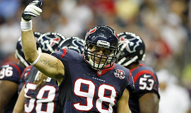 Are the Texans better on defense this season? Connor Barwin believes they will be. (US Presswire)