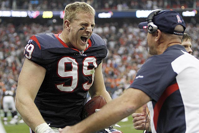 With a playoff victory under their belt, J.J. Watt and the young Texans are hungry for more. (US Presswire)