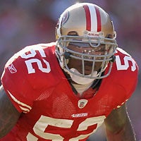 Patrick Willis leads a fearsome foursome in S.F. (Getty Images)